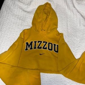 cropped mizzou hoodie